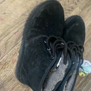 Men's Black Suede Boots